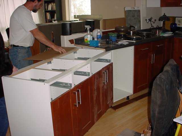 Kitchen cabinets