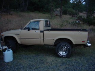 Our truck quietly parked